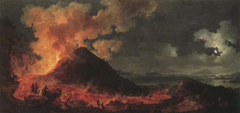 Pierre-Jacques Volaire Eruption of Mount Vesuvius China oil painting art